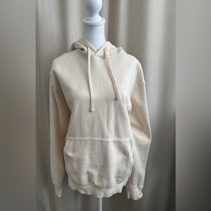 Nike Women's Cream Hoodie Sweatshirt